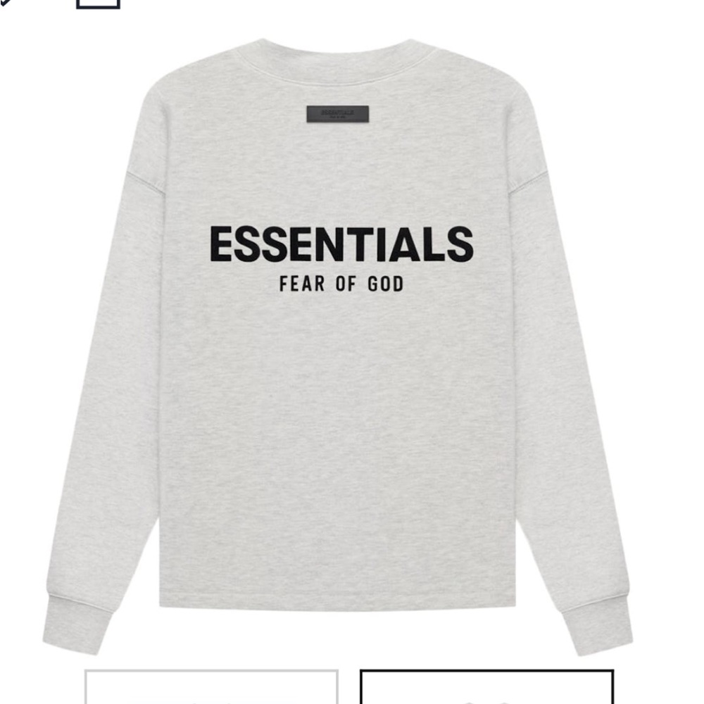 Essentials Fear of God relaxed crew neck - Dark Oatmeal